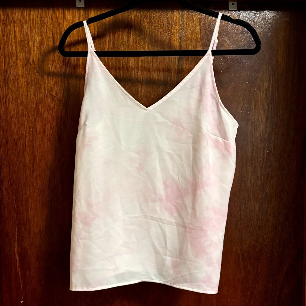 A New Day Pink Satin Camisole – Size Small, Adjustable Straps